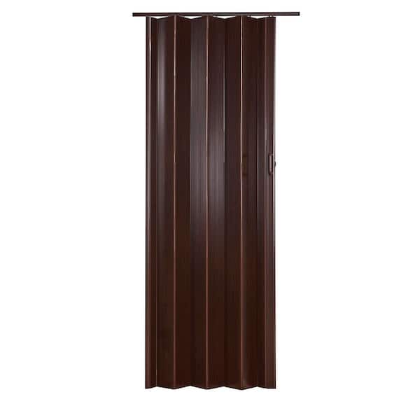 Spectrum Woodshire 36-in x 80-in Brown MDF Accordion Door (Hardware Included)