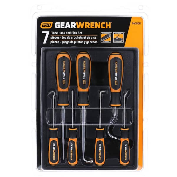 GEARWRENCH Dual Material Variety Hook and Pick Set (7-Piece