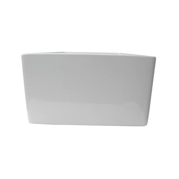 PRIVATE BRAND UNBRANDED - Farmhouse Apron Front Fireclay 30 in. Single Bowl Kitchen Sink in White