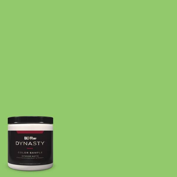 BEHR DYNASTY 8 oz. #430B-5 Apple Orchard Matte Stain-Blocking Interior/Exterior Paint and Primer Sample