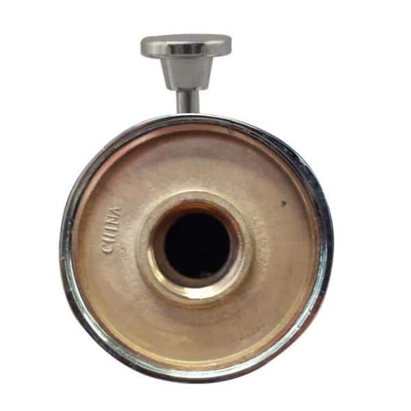 Satin Nickel Wall Mounted Tub Spout with Diverter