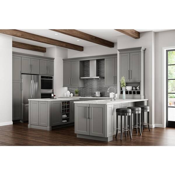 Hampton Bay Shaker 13.68"W x 3"H x 21.1"D Soft Close Roll Tray in Natural Wood 