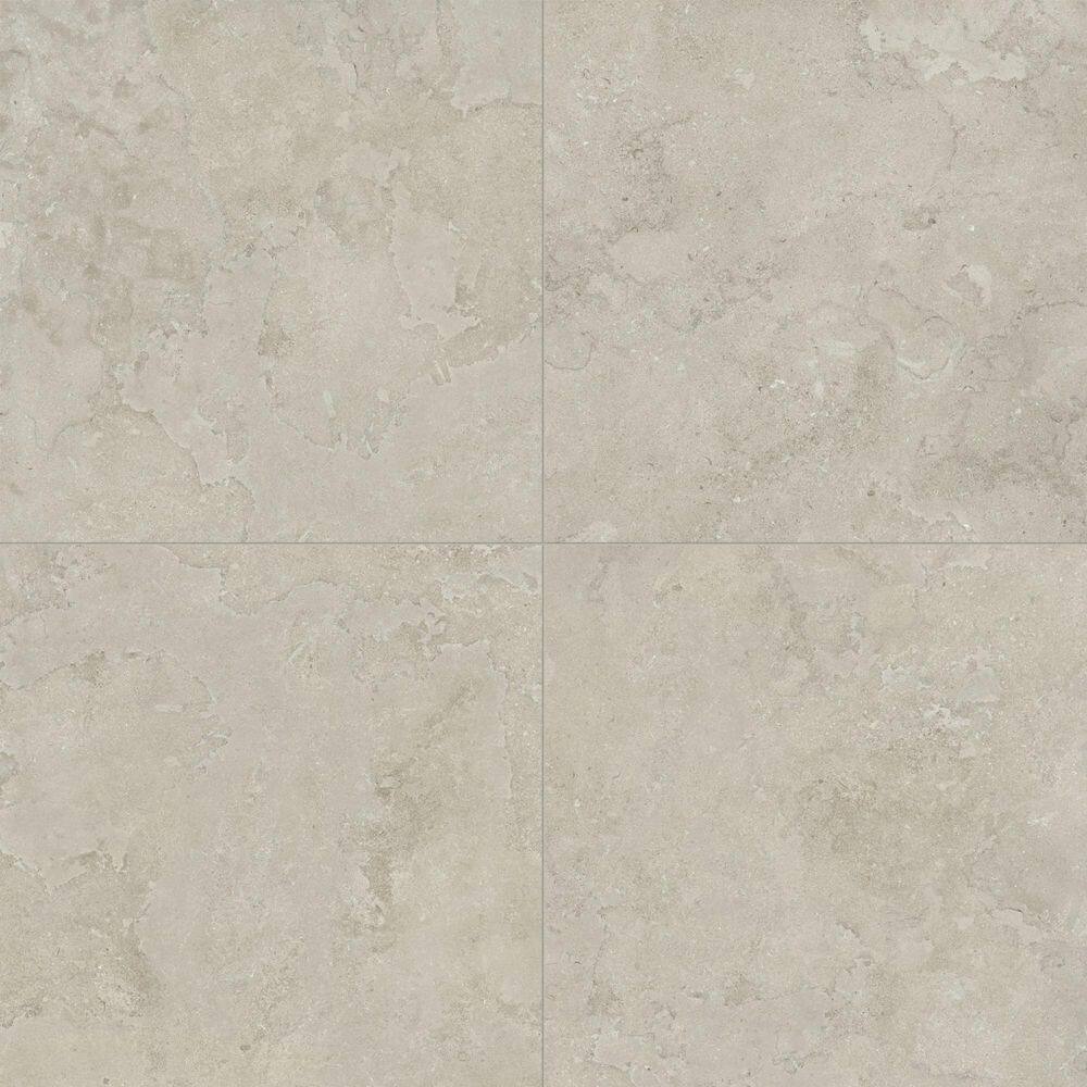 American EcoStone Cross-Cut Gray 48 in. x 48 in. Travertine Porcelain Floor and Wall Tile (2 Pcs, 32 sq. ft. /Case) price history on PriceWatchPro