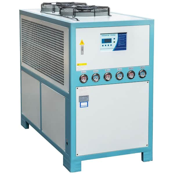 Water Chiller 15-Ton Industrial Chiller 15 HP Air-Cooled Water Chiller with Micro-Computer Control for Cooling Water