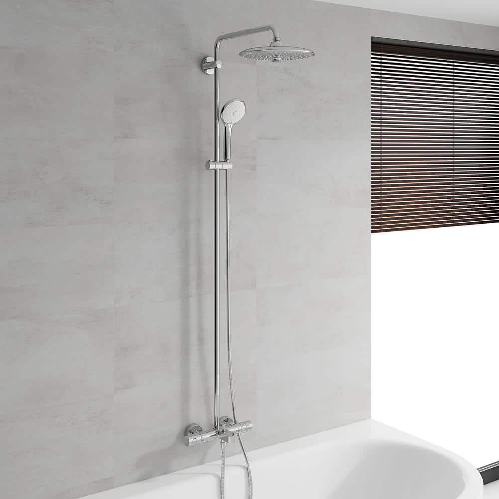 Euphoria Starlight Chrome Adjustable Multi-head Shower System