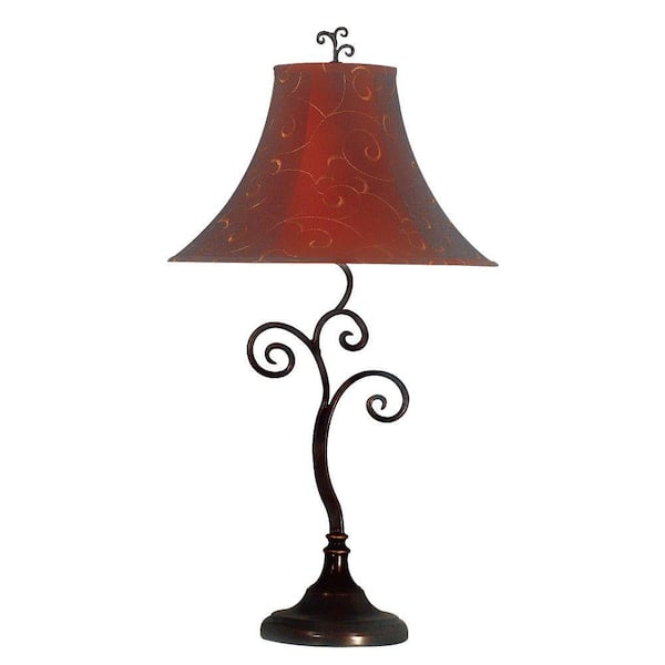 Home Decorators Collection Richardson 30 in. Bronze Table Lamp