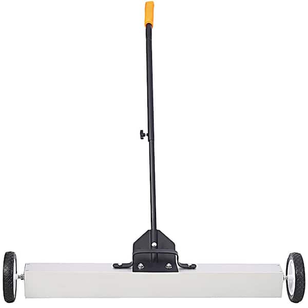 Flynama 36 in. Rolling Magnetic Pick-Up Sweeper, for Nails Needles Screws Collection, 30 lbs. Capacity