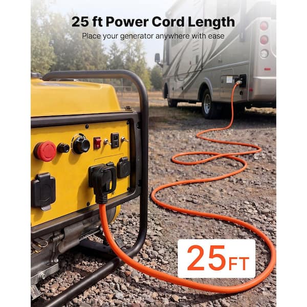 SVOPES 25 ft. 50 Amp 125/250V NEMA 14-50P to SS2-50R Generator