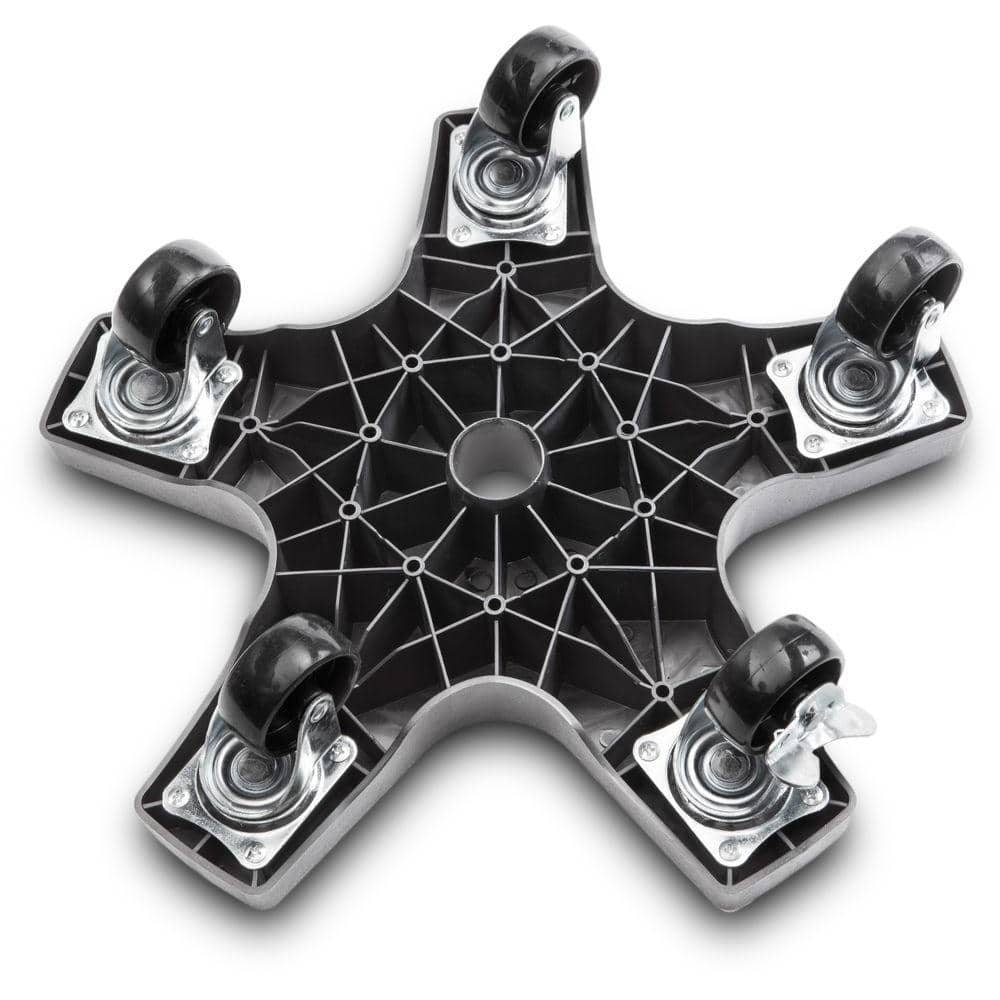 14-Inch Black Heavy Duty Wheeled Plant Stand