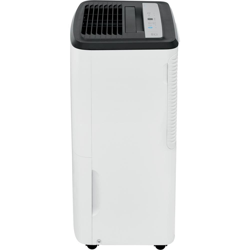 Frigidaire 50-Pint White Dehumidifier with Built-In Pump