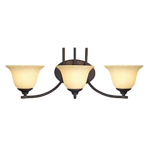 Kings Canyon 3-Light Oil Rubbed Bronze Wall Fixture