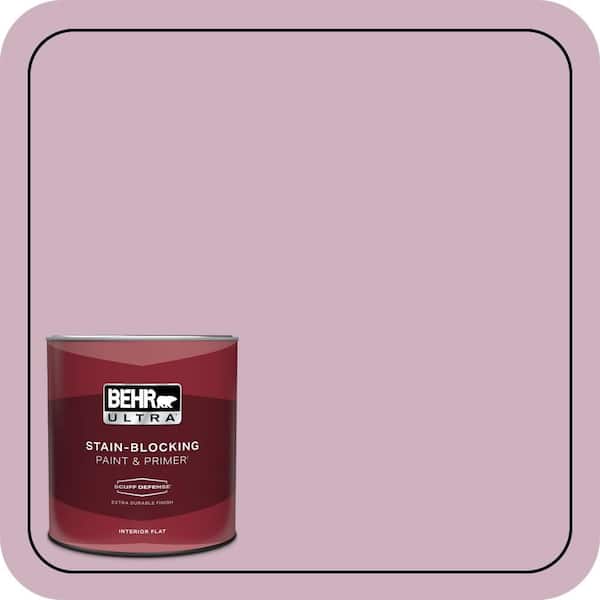 BEHR ULTRA 1 qt. #S120-3 Candlelight Dinner Extra Durable Flat Interior Paint & Primer