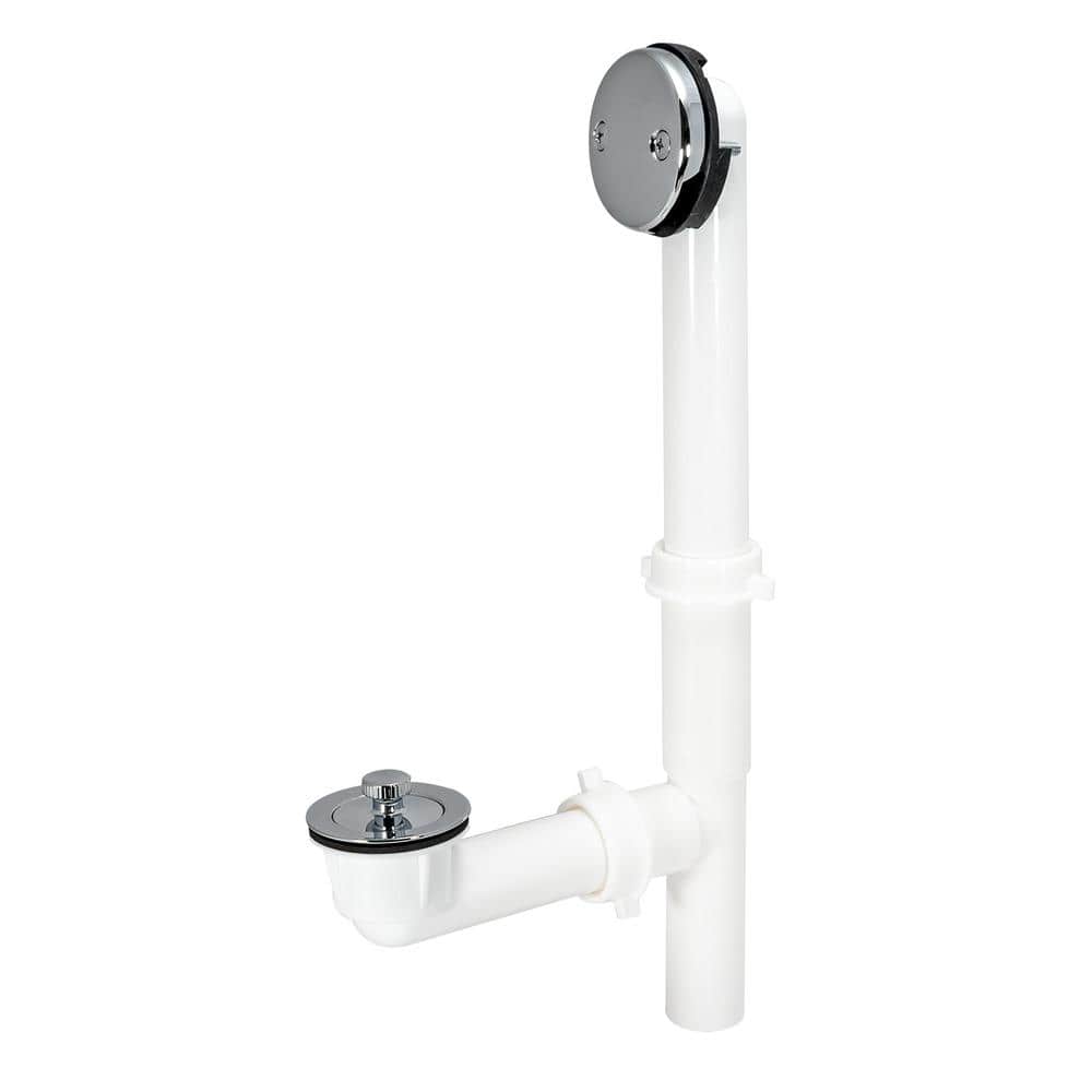 1-1/2 Inch Chrome Lift and Lock Bath Drain Kit