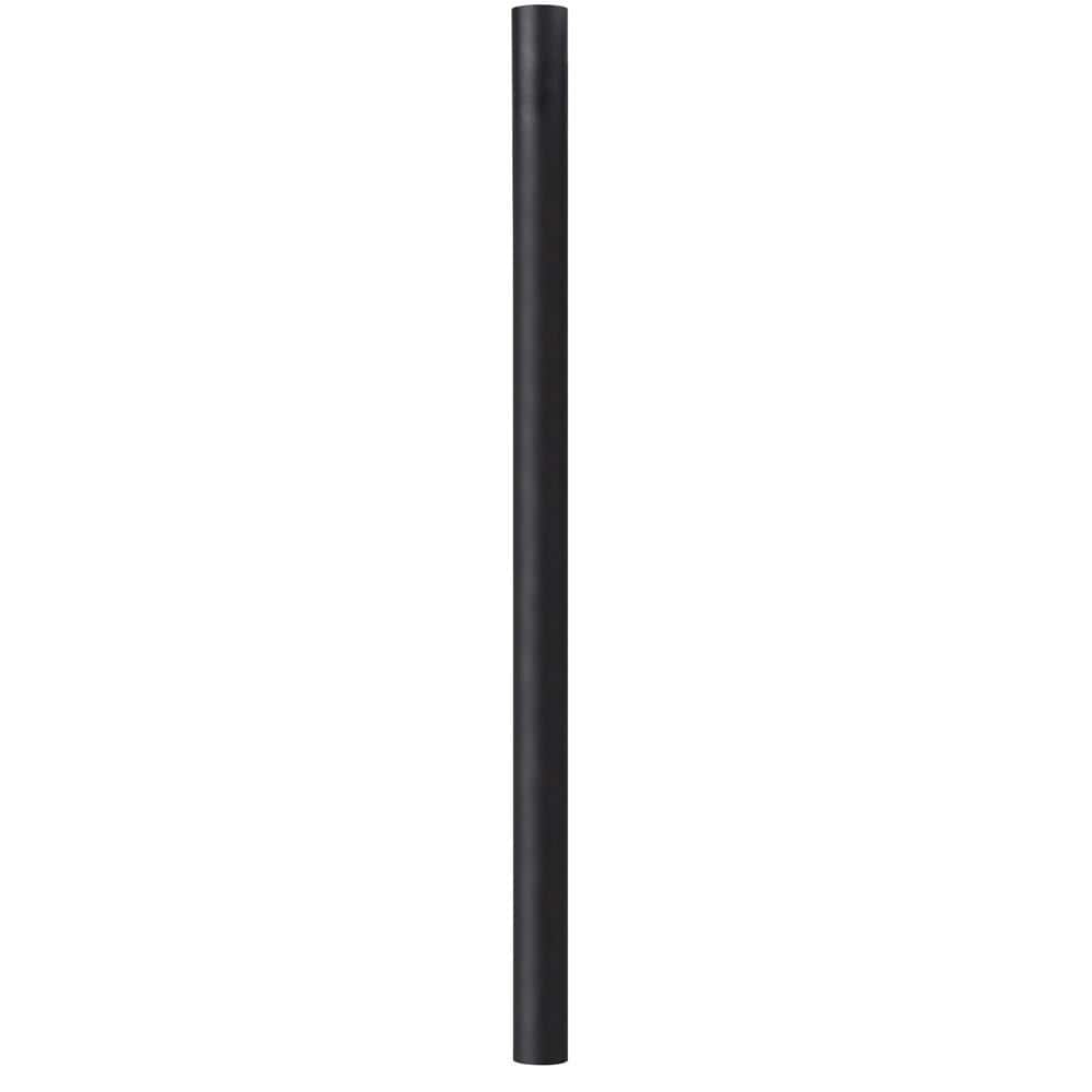 SOLUS 10 ft. Black Outdoor Direct Burial Aluminum Lamp Post fits Most ...