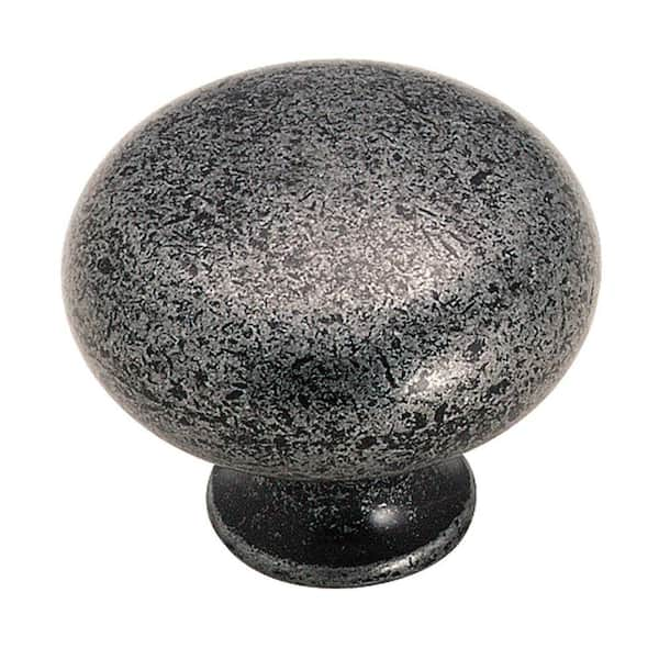 Amerock Classics 1-5/16 in (33 mm) Diameter Wrought Iron Round Cabinet Knob