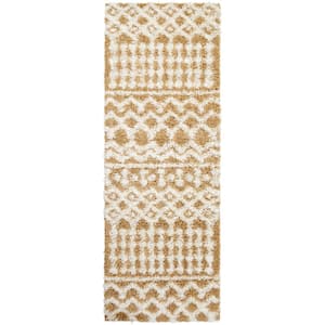 Briar Gold Sand Bohemian 3 ft. x 7 ft. Indoor Runner Area Rug