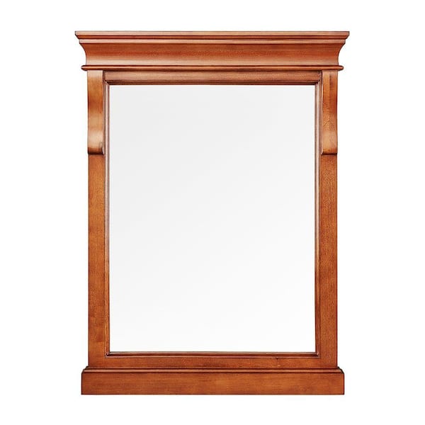 Home Decorators Collection Naples 24 in. x 32 in. Wall Mirror in Warm Cinnamon