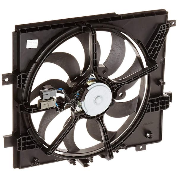 Tyc Dual Radiator And Condenser Fan Assembly The Home Depot