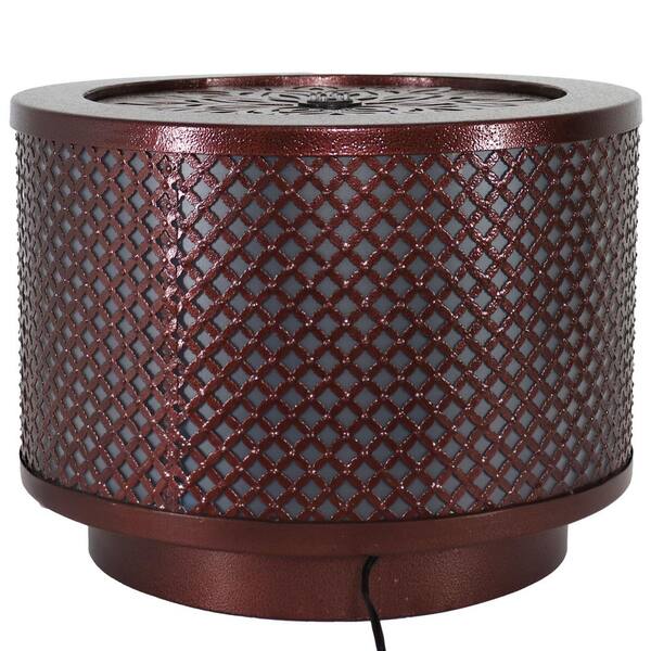 Sunnydaze Repeating Diamond Indoor/Outdoor Cylinder Fountain