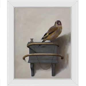 The Goldfinch by Carel Fabritius Galerie White Framed Animal Oil Painting Art Print 20 in. x 24 in.