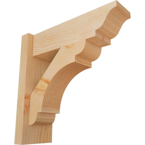 Ekena Millwork 6 in. x 16 in. x 16 in. Douglas Fir Olympic Traditional Smooth Outlooker