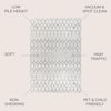 JONATHAN Y Moroccan Boho Diamond Cream/Gray Area Rug 10x14