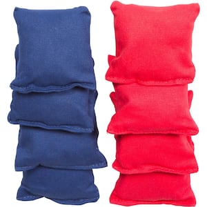 Small Sized 3.5 in. x 3.5 in. Bean Bags in Red and Blue