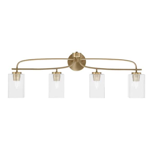 Unbranded Olympia 36 in. 4-Light New Age Brass Vanity Light