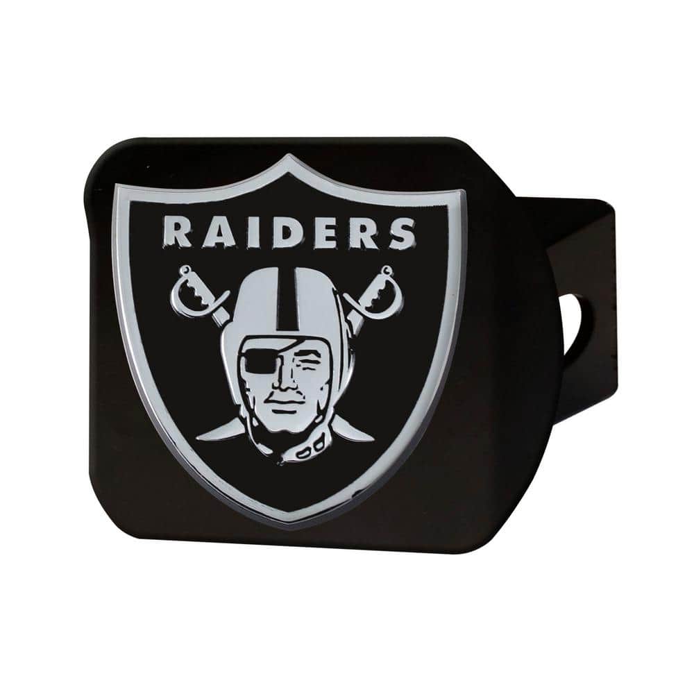 Rico NFL Las Vegas Raiders Premium Long Lasting Anodized Chrome Plated Zinc  Alloy Team License Plate Frame - 2 Screw Hole Tag Holder