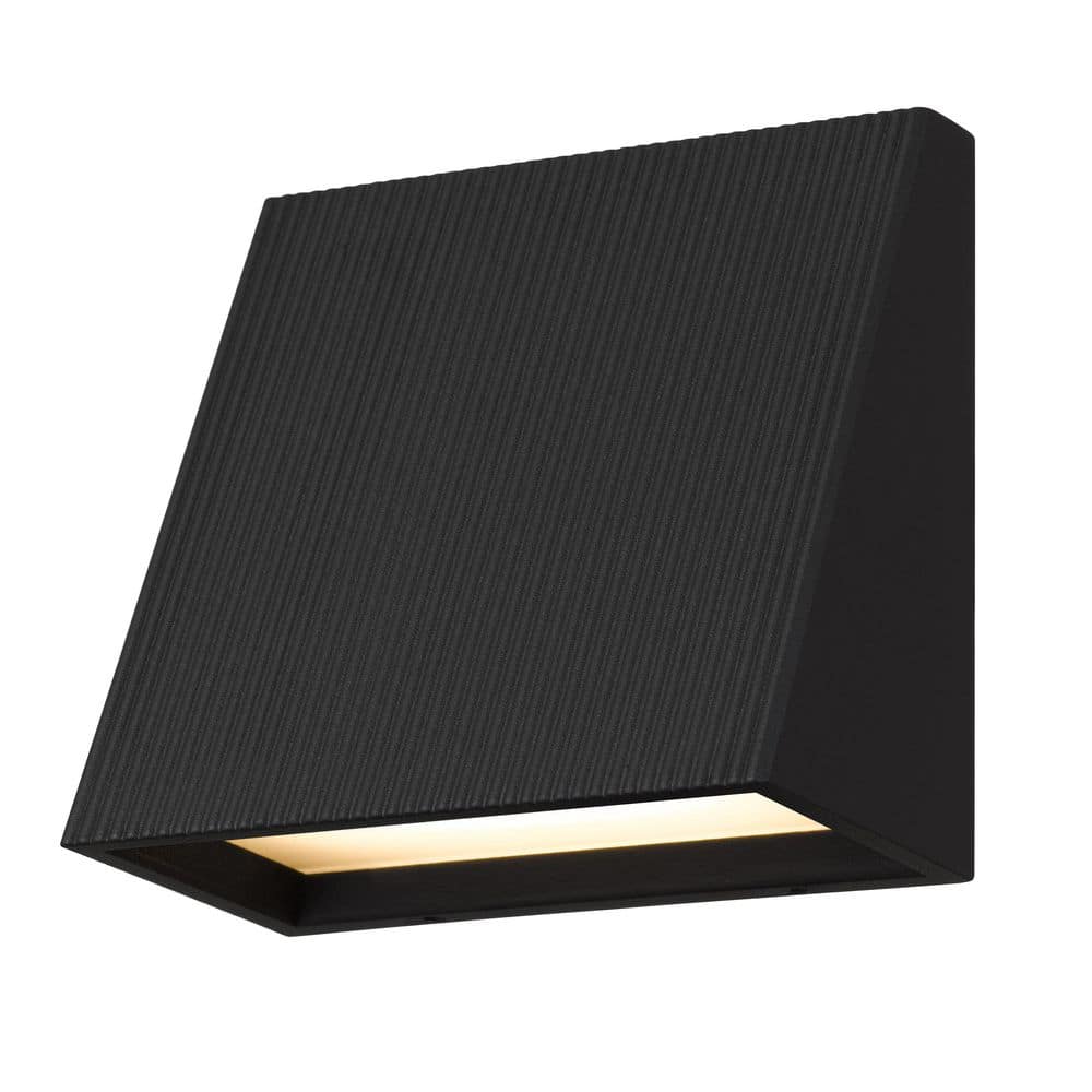 8 in. 1-Light Black LED Outdoor Wall Sconce for Porch Garage Patio Entryway, 3CCT Exterior Wall Light Fixture price history on PriceWatchPro