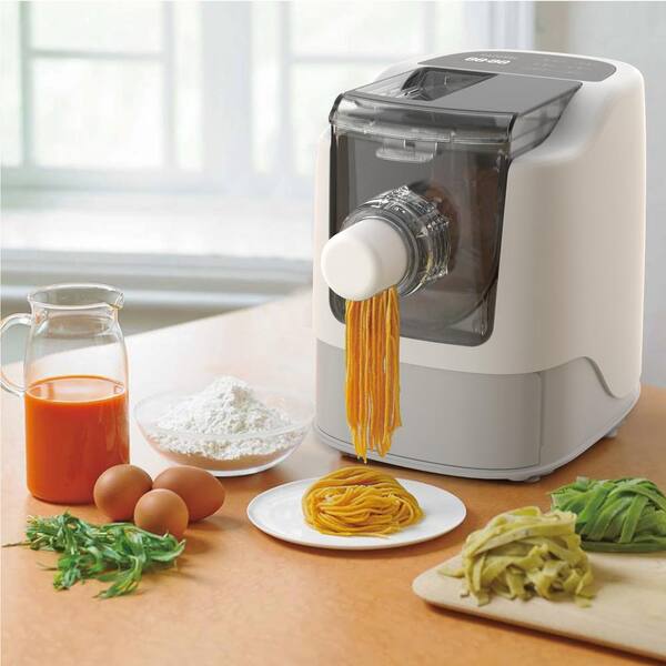 Electric Pasta Noodle Maker, Mixes, Kneads And Extrudes In 10 Minutes, 13 Interchangeable  Pasta Disc Attchment With Built-in Storage Drawer