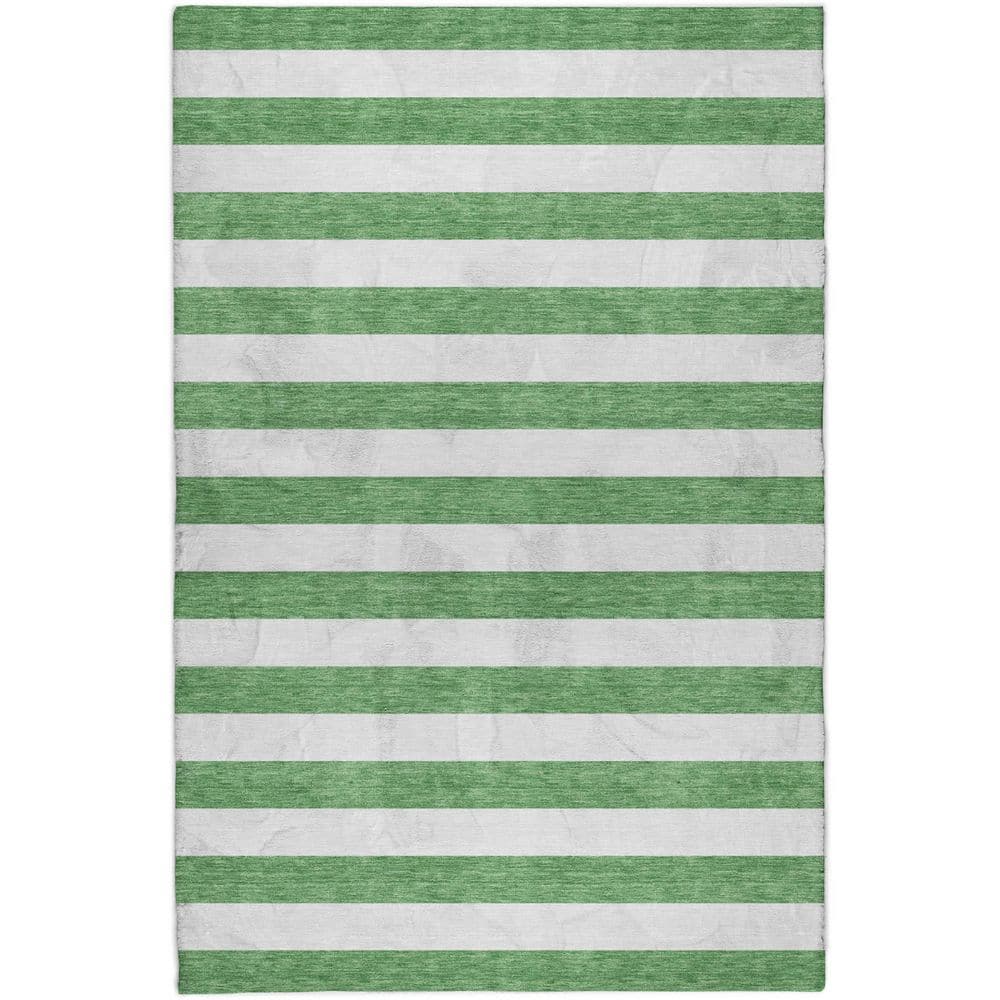Dream Shag Premium Machine Washable Abstract ADS528 Green 8 ft. x 10 ft. Area Rug price history on PriceWatchPro
