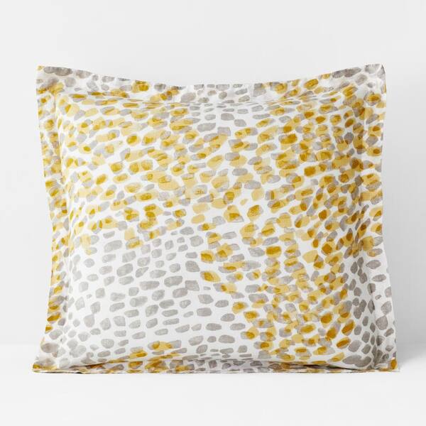 The Company Store Legends Hotel Cheetah Multi Linen Euro Sham 50887F