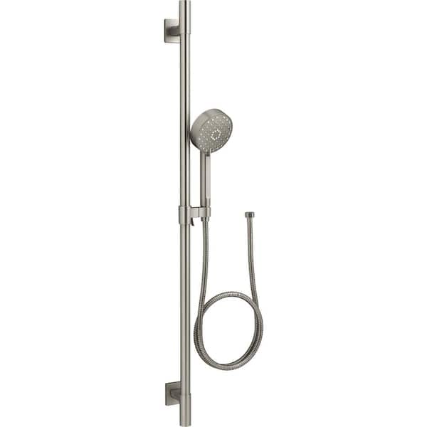 Awaken 4-Spray Premium Slidebar Kit with Handshower in Vibrant Brushed Nickel