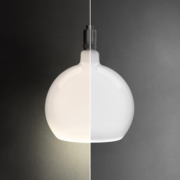 60-Watt Equivalent Round Dimmable Oversized Frost Glass E26 Medium Base LED Light Bulb Soft White 2700K (6-Pack)