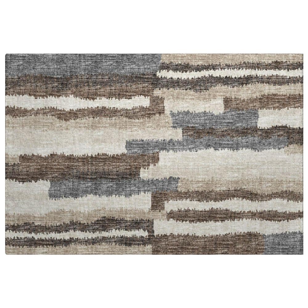 Dream Shag Premium Machine Washable Abstract ADS78 Earth 2 ft. x 3 ft. Accent Rug price history on PriceWatchPro