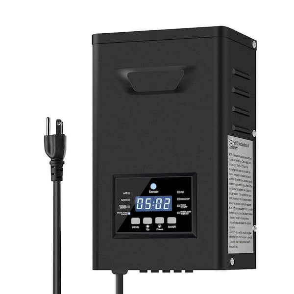 400W Low Voltage Landscape Transformer 2 Outputs 120V AC to 12V/14V AC Timer Photocell Sensor Weatherproof Outdoor