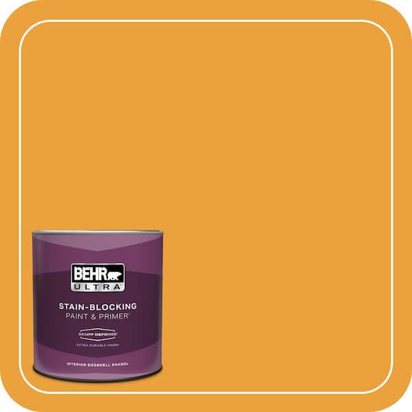 BEHR ULTRA 1 qt. Home Decorators Collection #HDC-FL14-5 Gilded Leaves Extra Durable Eggshell Enamel Interior Paint & Primer