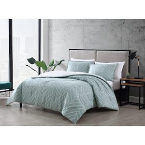 Eddie Bauer Timbers 3-Piece Green Plaid Cotton Full/Queen Duvet Cover Set  USHSFN1108836 - The Home Depot