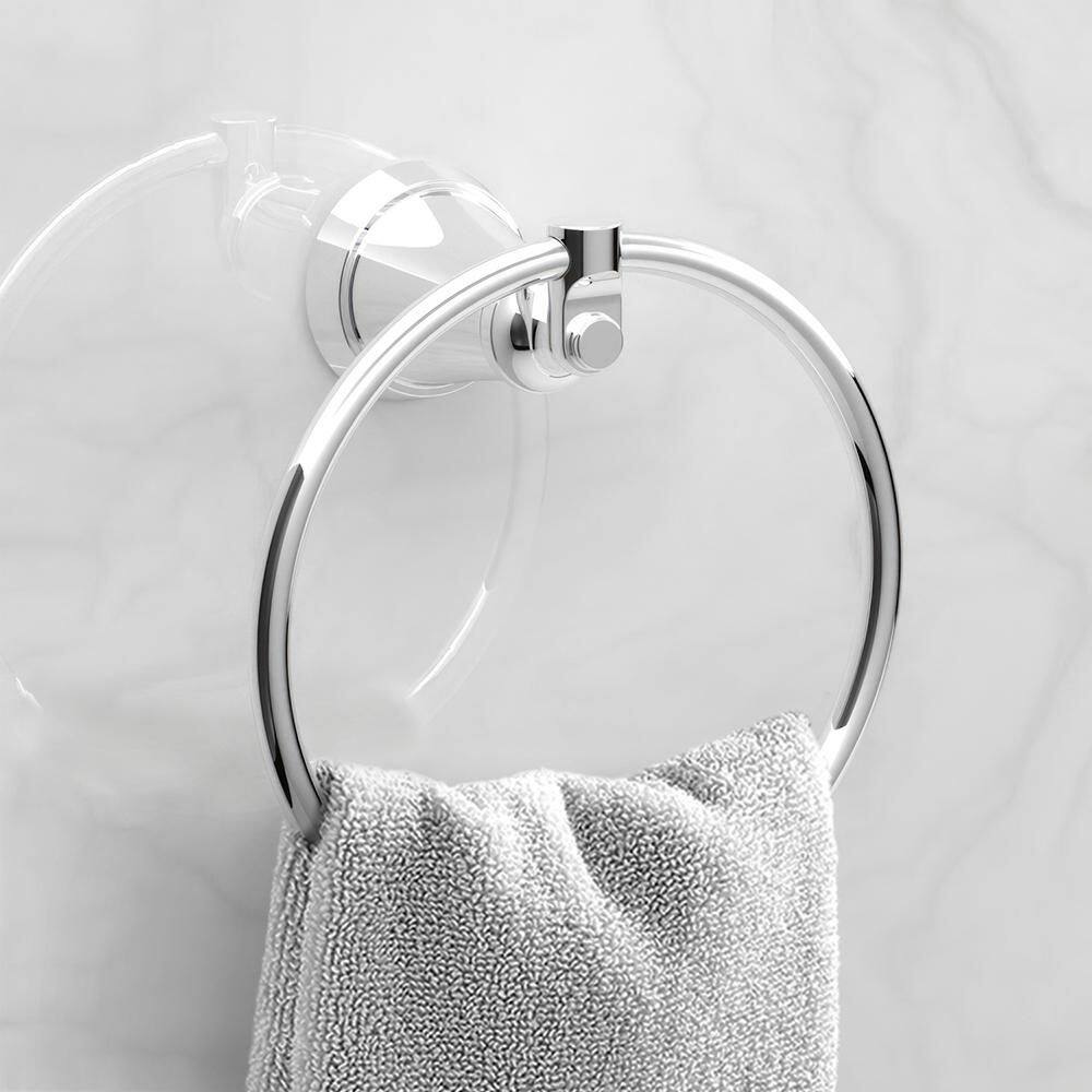 Junipine Wall Mounted Towel Ring in Chrome price history on PriceWatchPro