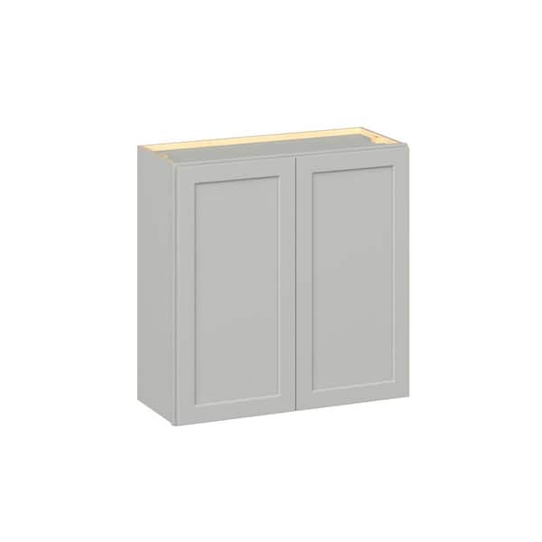 Emerson Whisper Gray Wall 2 Door Ready to Assemble Kitchen Cabinet (30 in. W x 30 in. H x 12 in. D)
