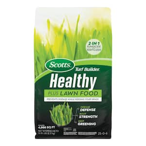 Turf Builder 13.70 lbs. 4,000 sq. ft. Healthy Plus Lawn FoodFL, 2-in-1 Fungicide and Fertilizer