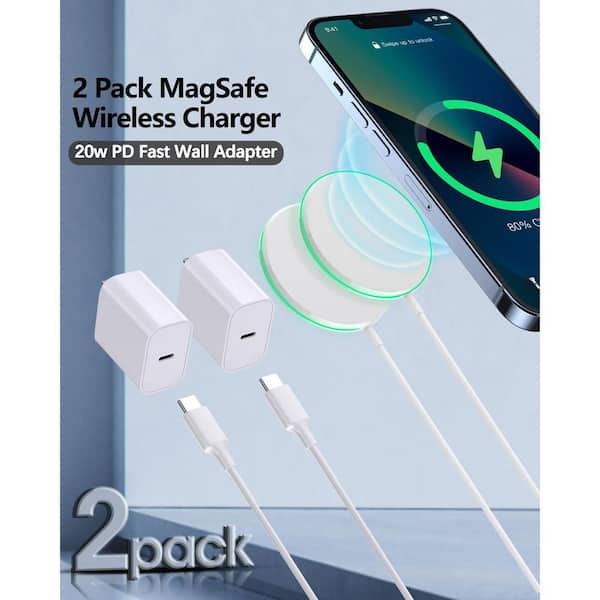 Caricabatterie Wireless Magnetico Magsafe 15W – Ricarica Rapida Per IPhone 16, 15, 14, 13, 12, 11, Cavo USB-C