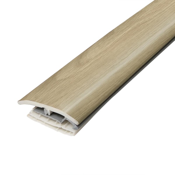 PERFORMANCE ACCESSORIES Timely Oak 0.31 in. T x 2 in. W x 78.7 in. L Vinyl 4-in-1 Molding