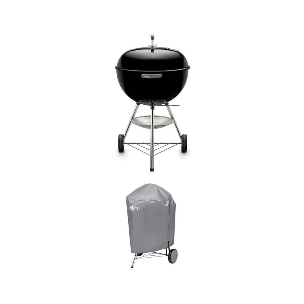 Weber Original Kettle 22 in. Charcoal Grill in Black with One