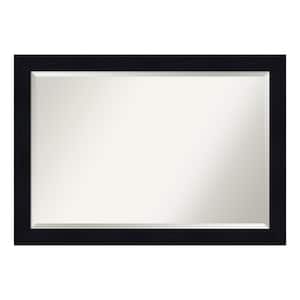 Medium Rectangle Distressed Navy Beveled Glass Modern Mirror (28.25 in. H x 40.25 in. W)