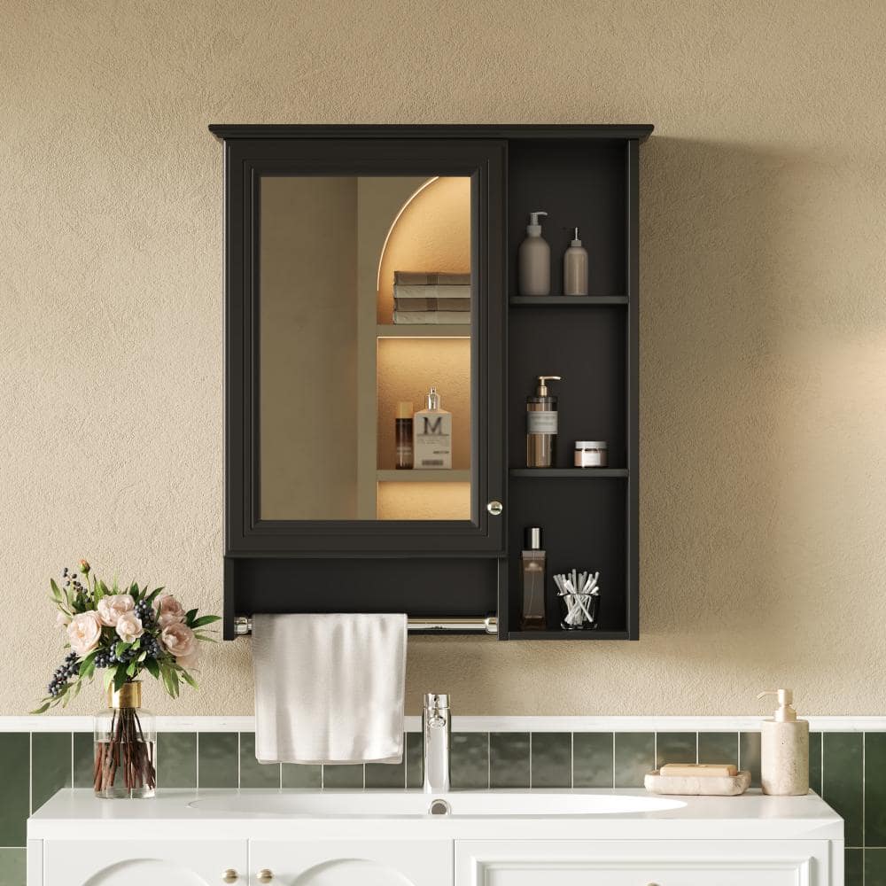 In Bathroom Mirror Cabinet Inch Wall Mounted Medicine Cabinet with Adjustable Shelf price history on PriceWatchPro