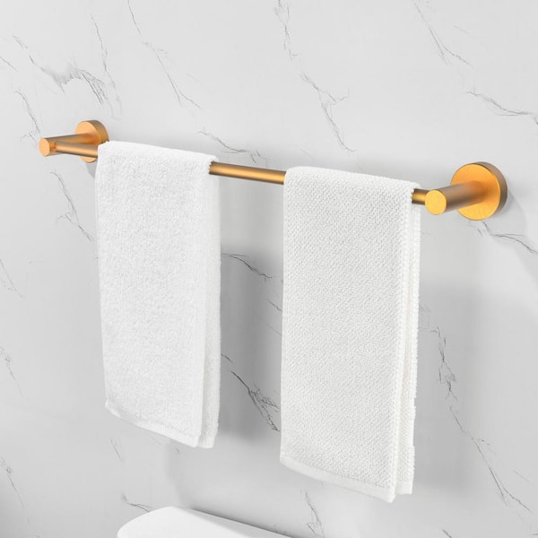 ANTFURN 6-Piece Bath Hardware Set with 2 Towel Bars/Racks;Toilet Paper  Holder;Hand Towel Holder;Towel/Robe Hook in Gold - Yahoo Shopping