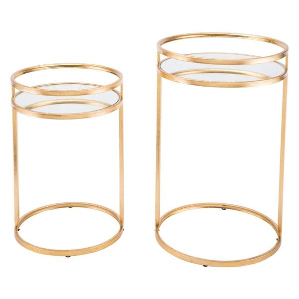 ZUO Gold Nesting Tables (Set of 2)