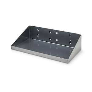 12 in. W x 6 in. D Silver Epoxy Powder Coated Steel Shelf